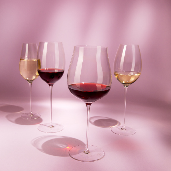 Verres à Cabernet / Alibernet 650 ml lot de 2 - FLOW Glas Platinum Line