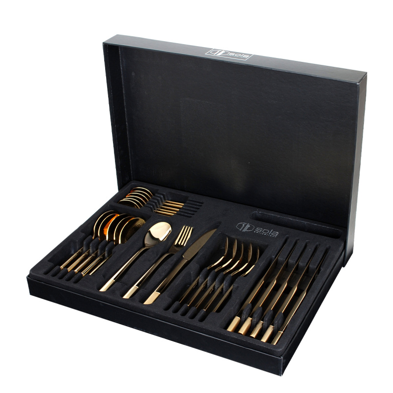 Set de couverts 24 pcs – Luxe doré