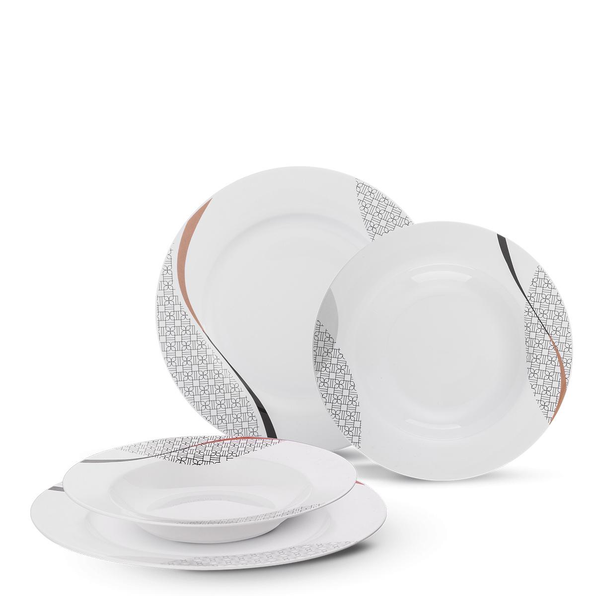Set en porcelaine 12 pcs Bahia – Flow