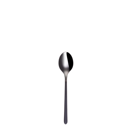Set de 4 cuillères à café - Porto PVD titane foncé / noir sablé