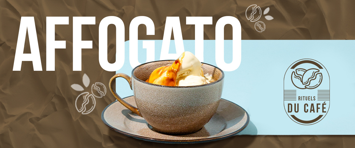 #1 Rituels du café : Glace « noyée » dans un espresso chaud