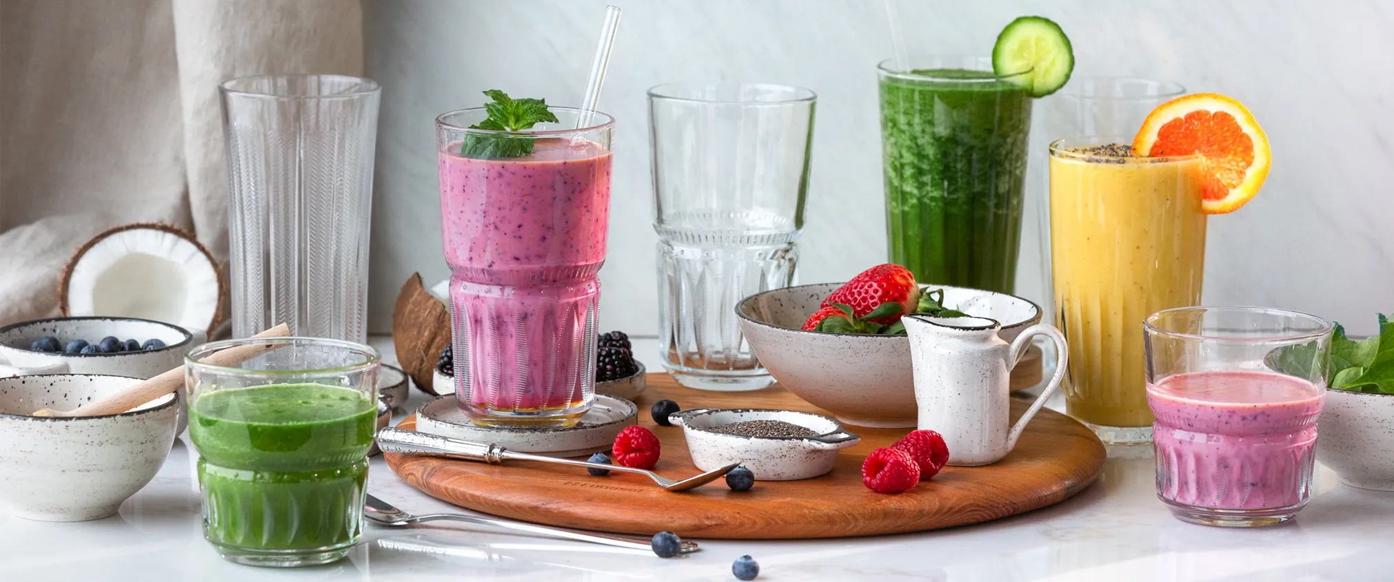 Energy boost : Mixez un smoothie plein de couleurs, de fraîcheur et de saveurs vivifiantes 